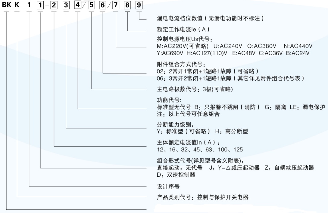 BKK1-125H控制與保護開關